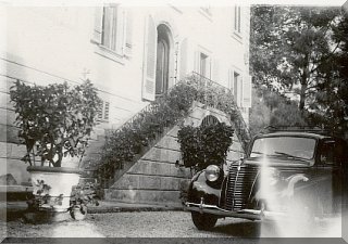 The front of the villa - around 1950