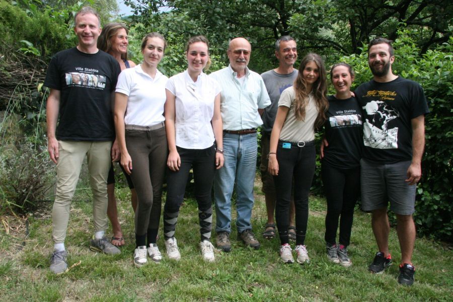 III level ENGEA exam for riders from the Villa Stabbia riding centre 