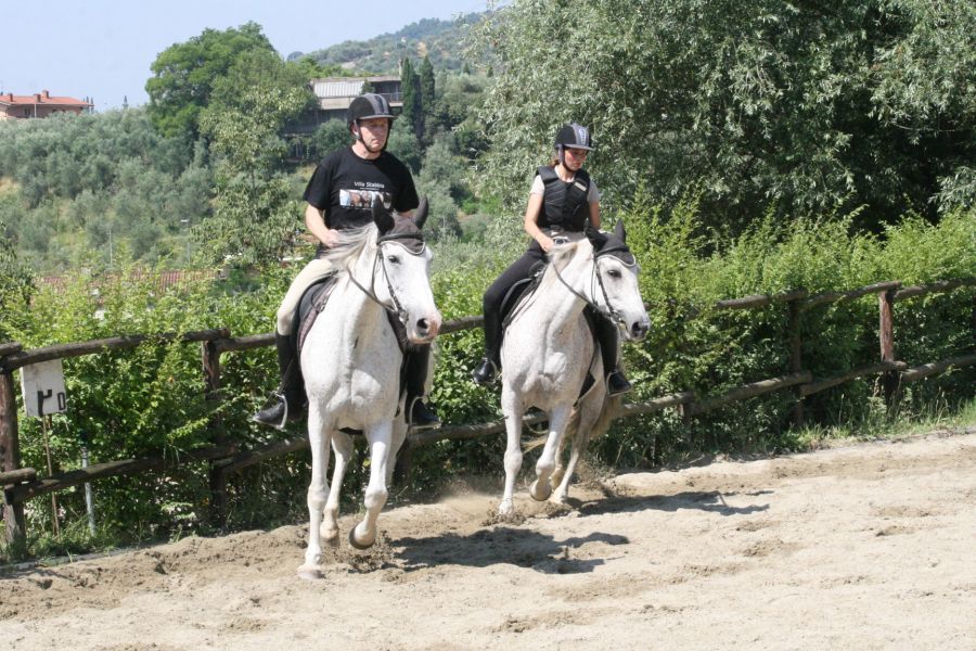 III level ENGEA exam for riders from the Villa Stabbia riding centre 