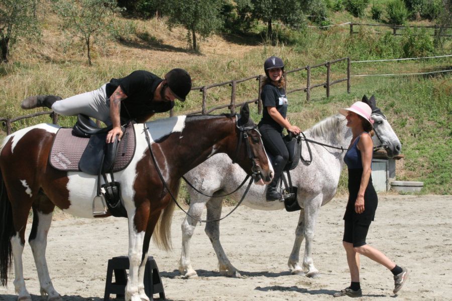 III level ENGEA exam for riders from the Villa Stabbia riding centre 