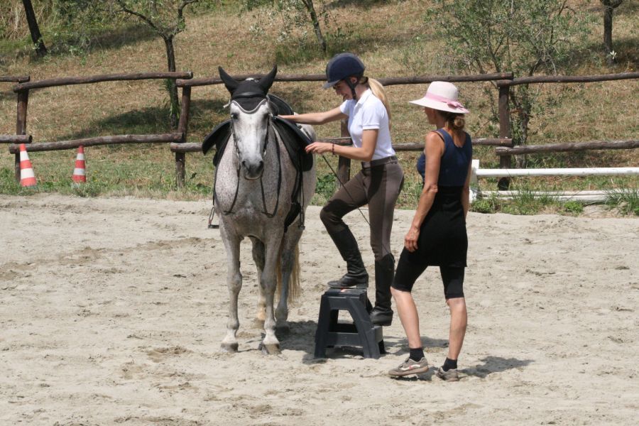 III level ENGEA exam for riders from the Villa Stabbia riding centre 